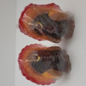 Decorative Turkey Candles, Thanksgiving,  Original Packaging